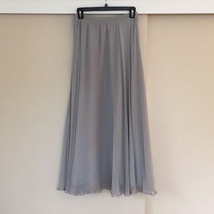 Moulinette Soeurs flowy long silk skirt